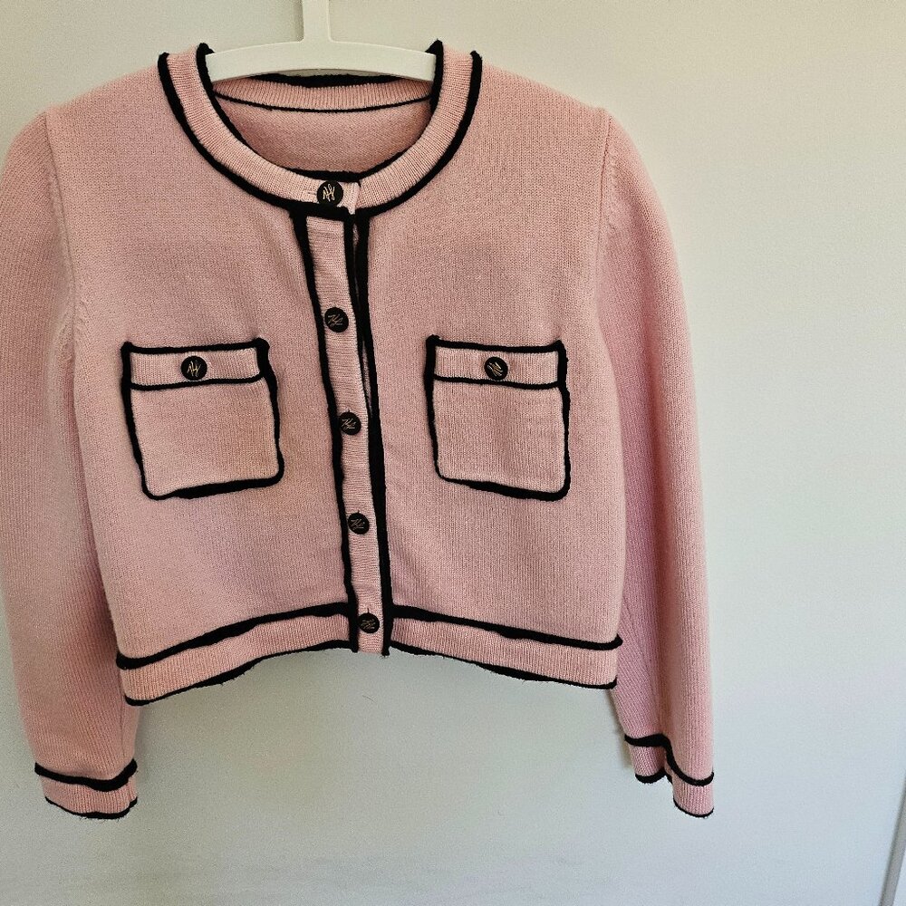 Karl Lagerfeld Pink Cardigan